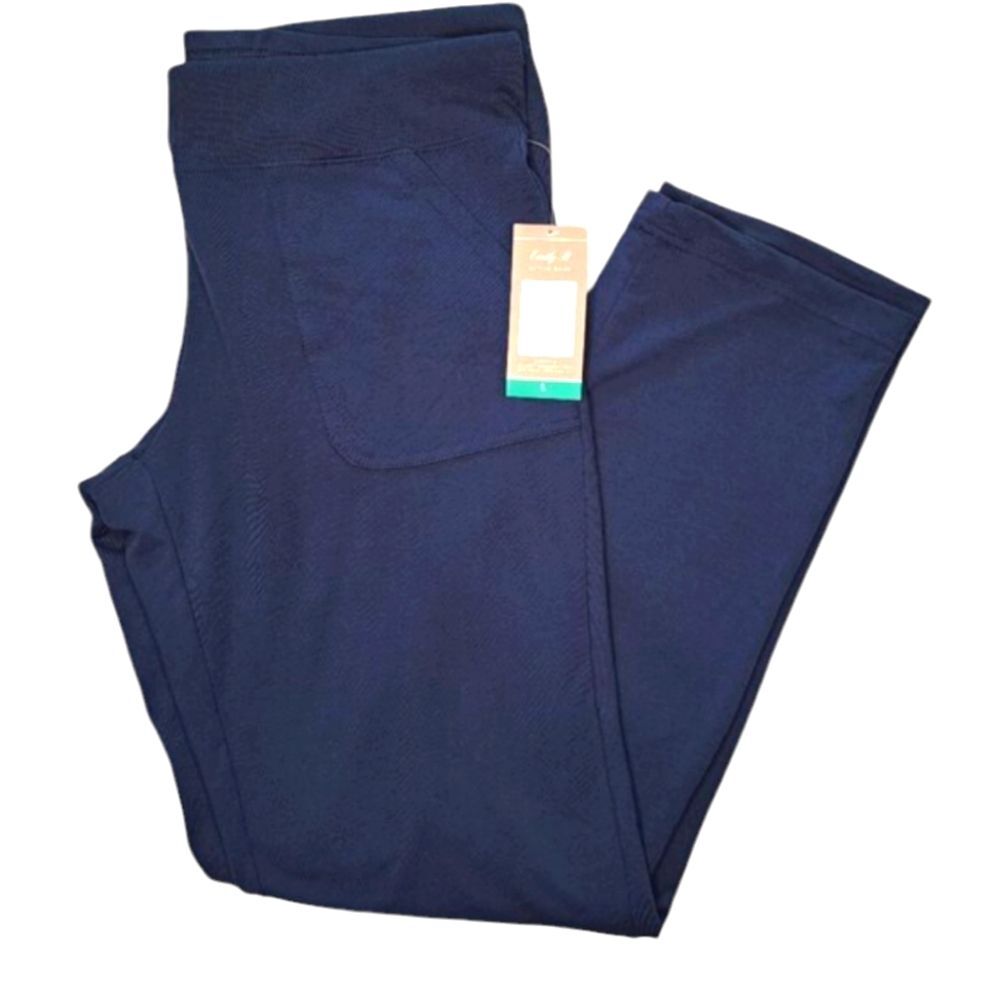 NEW Emily B. Navy Blue Activewear Pants Size Large